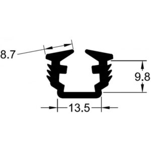 10mm Glazing Channel