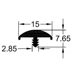 15mm Lipped “T” Edging