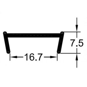 17mm Channel With Lip