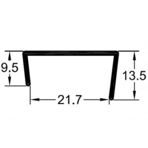 22mm Uneven Legs Channel