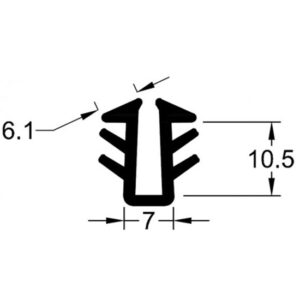 4mm Sliding Door Channel