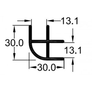 90º Round 13mm Board