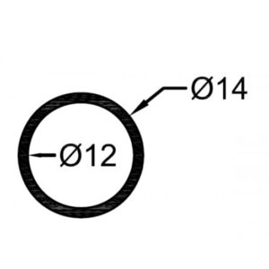 Hose Inside Ø 12mm Outside Ø 14mm