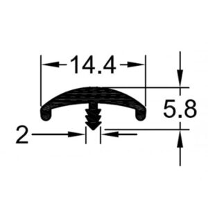 “T” Edging 13mm Board